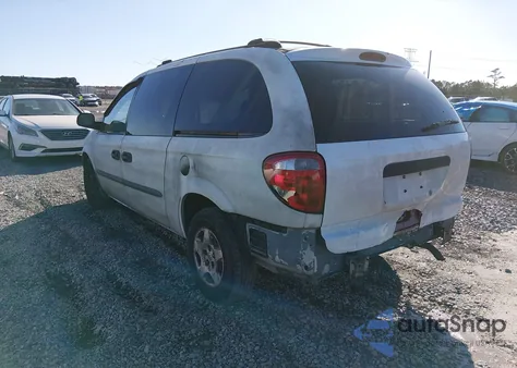 2003 Dodge Grand Caravan Se z USA, uszkodzony, nr VIN 1D4GP24363B101971